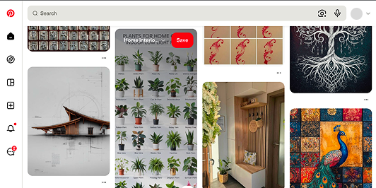 Content site without blur: all thumbnails and headlines visible