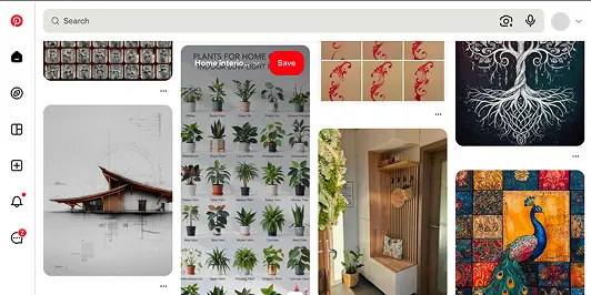 Content site without blur: all thumbnails and headlines visible