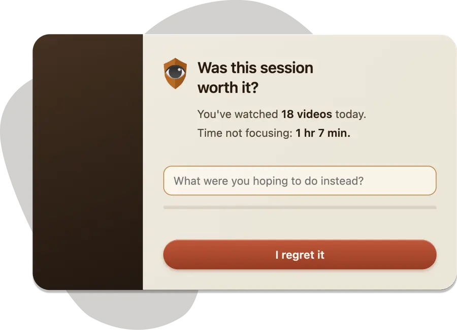 OnCrest check-in dialog asking whether the session was worth it